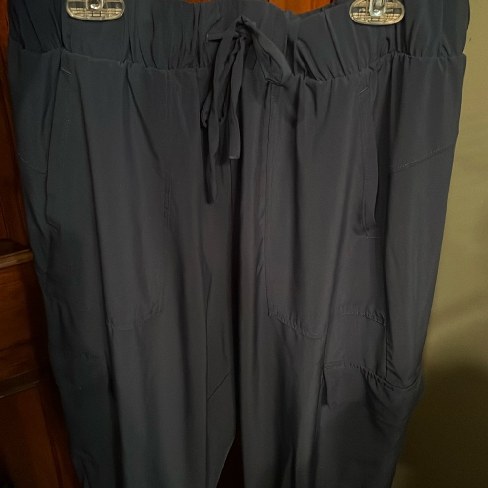 NWOT Target All in Motion dark blue tie waist joggers Large